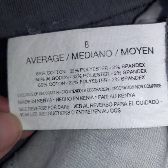 Women's Gloria Vanderbilt Gray Stretch Jeans Size 8 Average Cotton Polyester Spa - Picture 13 of 13